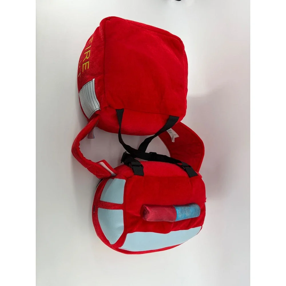 I Want To Be Kids One Size Red Fire Truck Plush Wrap Around Costume 3-7 Years